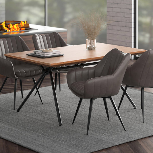Square Dining Table Bronx Natural Wood - Your Bar Stools Canada
