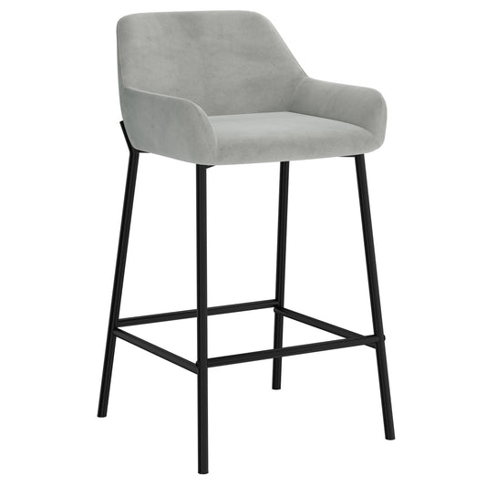 26 inch Bar Stools | Sets of 2 | Baily Grey and Black - Your Bar Stools Canada