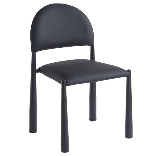 Auggie Black Dining Chairs Set of 4 | Black Base - Your Bar Stools Canada
