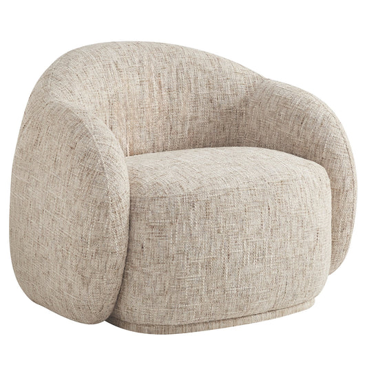 Barrel Chair Amriel Beige Boucle - Your Bar Stools Canada