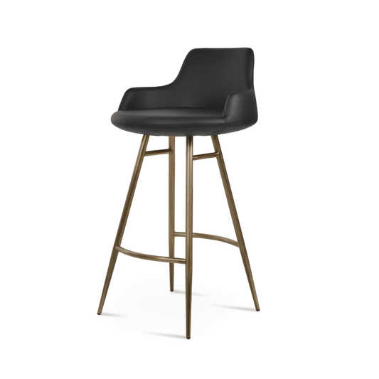Black and Gold Bar Stools Dervish Galata - Your Bar Stools Canada