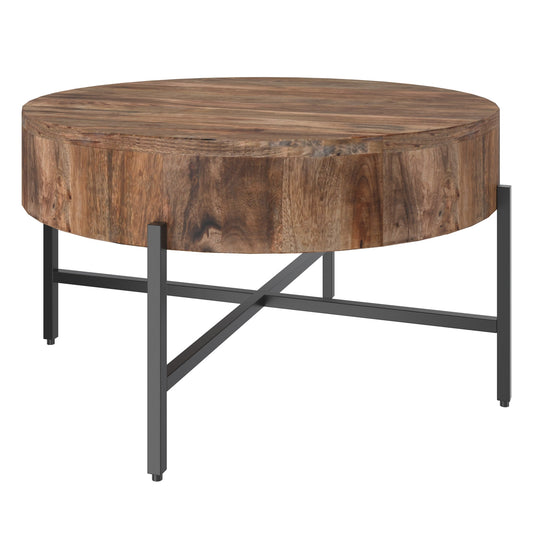 Blox Wood and Metal Coffee Table - Your Bar Stools Canada