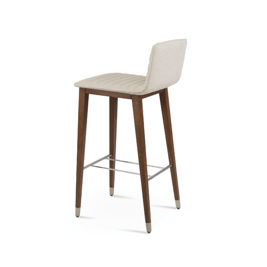 Corona Cream Boucle Bar Stools - Your Bar Stools Canada