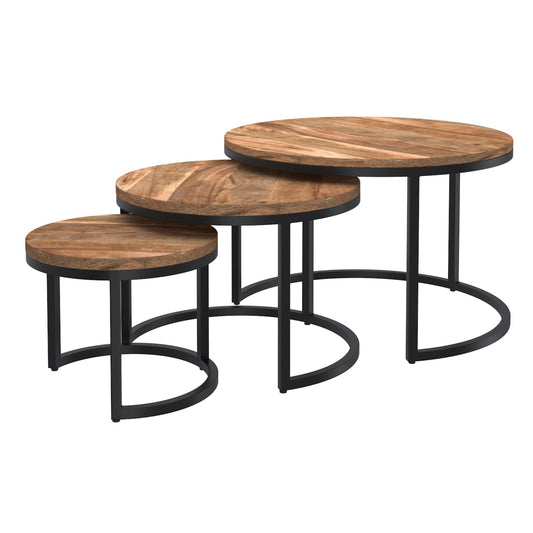 Darsh Round Nest of Tables - Your Bar Stools Canada