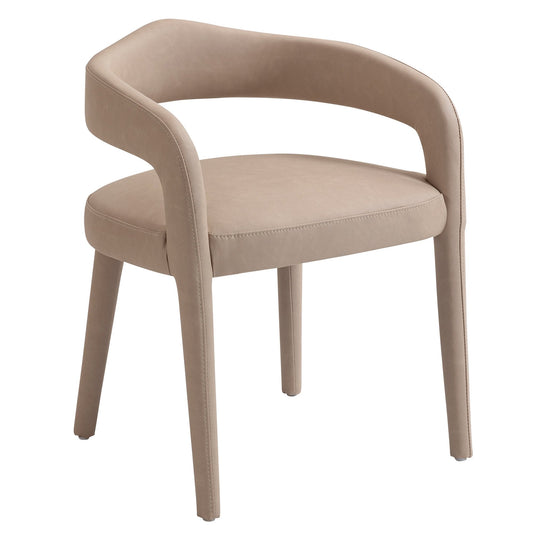 Dining Chairs Set of 2 | Caden Beige Leather - Your Bar Stools Canada
