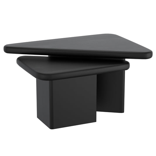 Draco Black Coffee Table Set - Your Bar Stools Canada