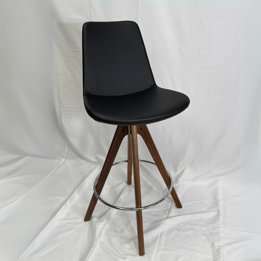 Eiffel Black Swivel Bar Stools - Your Bar Stools Canada