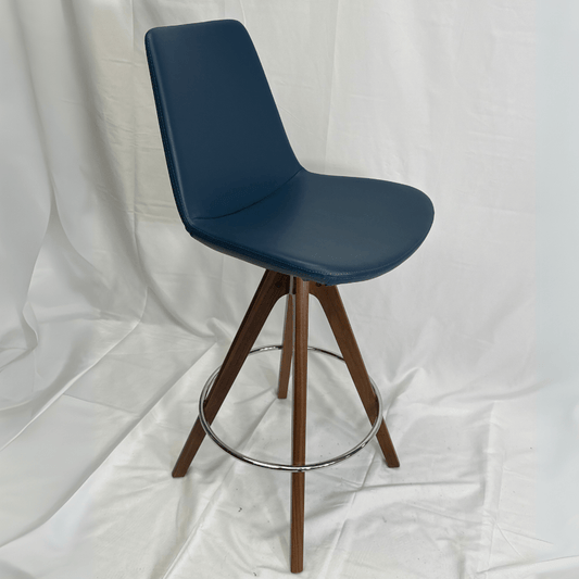 Eiffel Blue Swivel Bar Stools - Your Bar Stools Canada