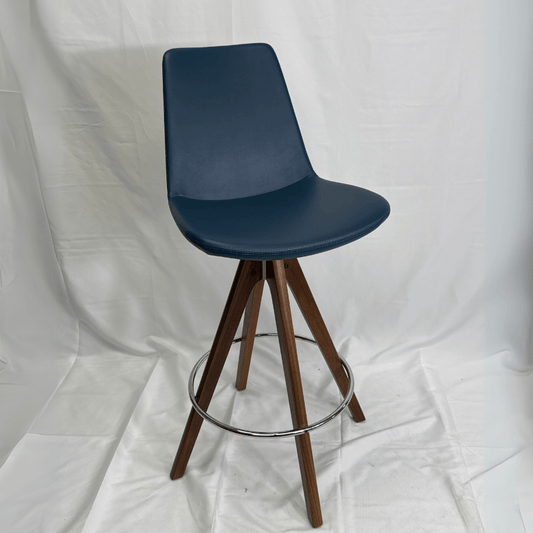 Eiffel Blue Swivel Bar Stools - Your Bar Stools Canada