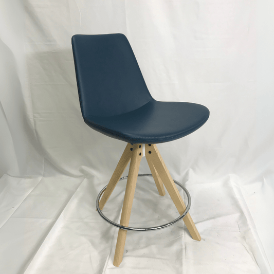 Eiffel Blue Swivel Counter Stools - Your Bar Stools Canada