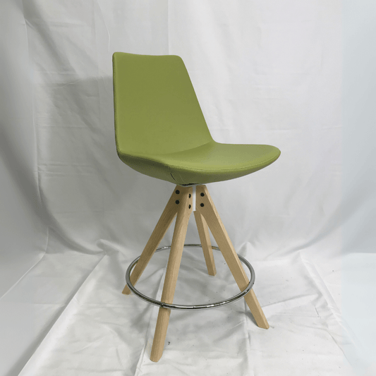 Eiffel Green Swivel Counter Stools - Your Bar Stools Canada