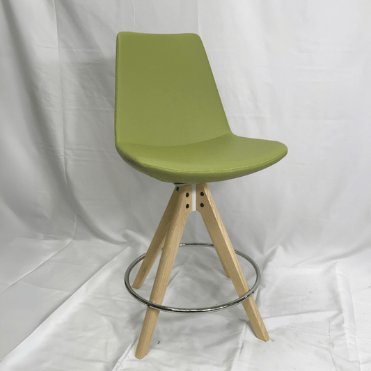 Eiffel Green Swivel Counter Stools - Your Bar Stools Canada
