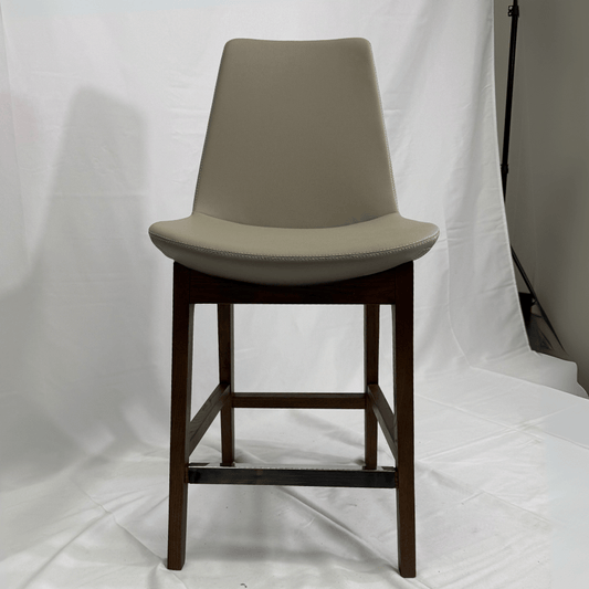 Eiffel HB Beige Leather Bar Stools - Your Bar Stools Canada