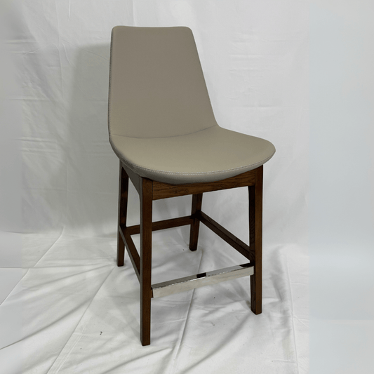 Eiffel HB Beige Leather Bar Stools - Your Bar Stools Canada