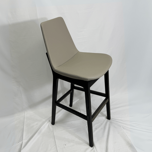 Eiffel HB Beige Leather Counter Stools - Your Bar Stools Canada
