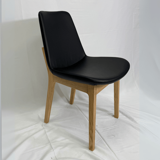 Eiffel HB Black Faux Leather Dining Chair - Your Bar Stools Canada