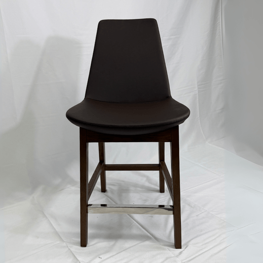 Eiffel HB Brown Leather Bar Stools - Your Bar Stools Canada
