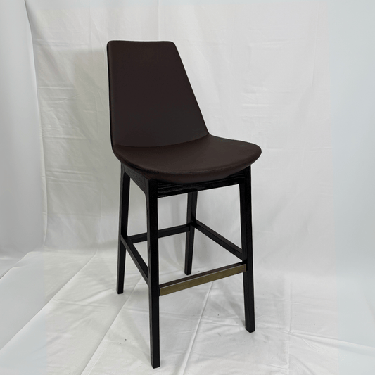Eiffel HB Brown Leather Counter Stools - Your Bar Stools Canada