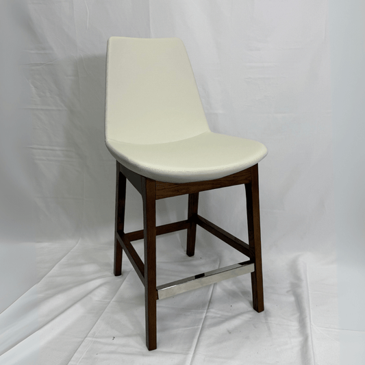 Eiffel HB Cream Leather Bar Stools - Your Bar Stools Canada