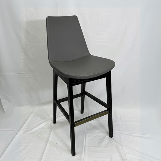 Eiffel HB Gray Leather Counter Stools - Your Bar Stools Canada