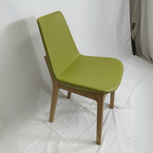 Eiffel HB Green Leather Dining Chairs - Your Bar Stools Canada