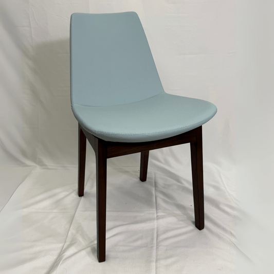 Eiffel HB Light Blue Leather Dining Chairs - Your Bar Stools Canada