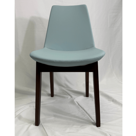Eiffel HB Light Blue Leather Dining Chairs - Your Bar Stools Canada