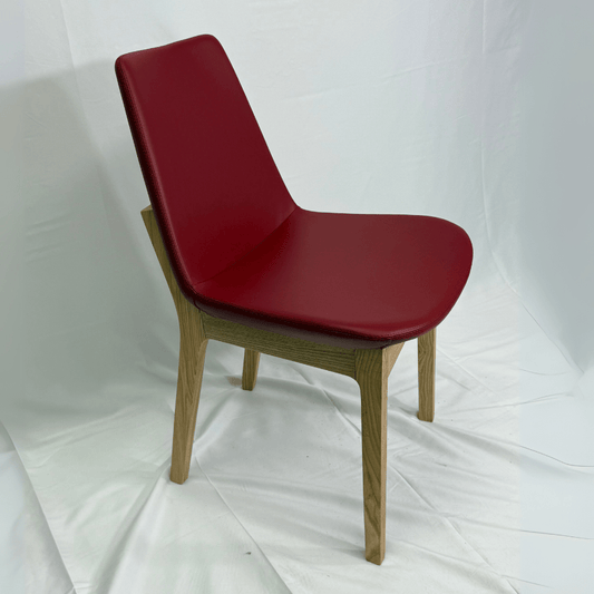 Eiffel HB Red Faux Leather Dining Chairs - Your Bar Stools Canada