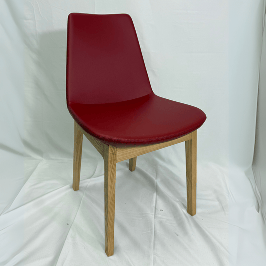 Eiffel HB Red Faux Leather Dining Chairs - Your Bar Stools Canada