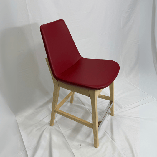 Eiffel HB Red Leather Counter Stools - Your Bar Stools Canada