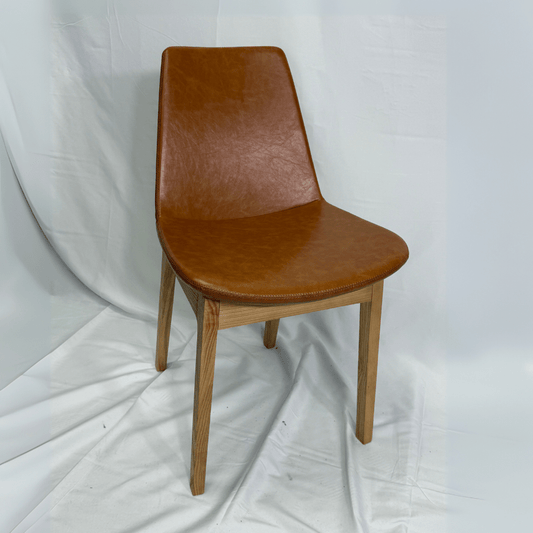 Eiffel HB Tan Faux Leather Dining Chair - Your Bar Stools Canada
