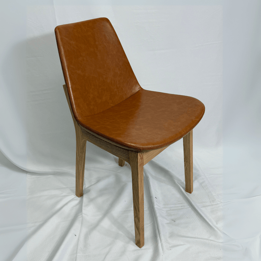 Eiffel HB Tan Faux Leather Dining Chair - Your Bar Stools Canada