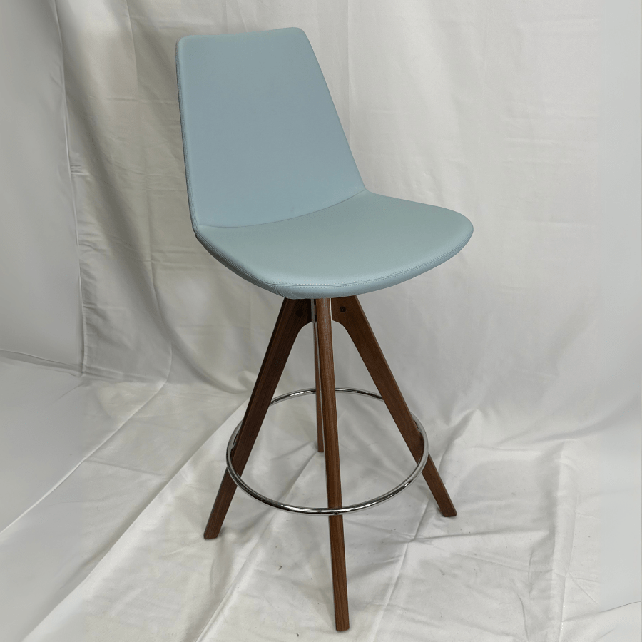 Eiffel Light Blue Swivel Bar Stools Your Bar Stools Canada