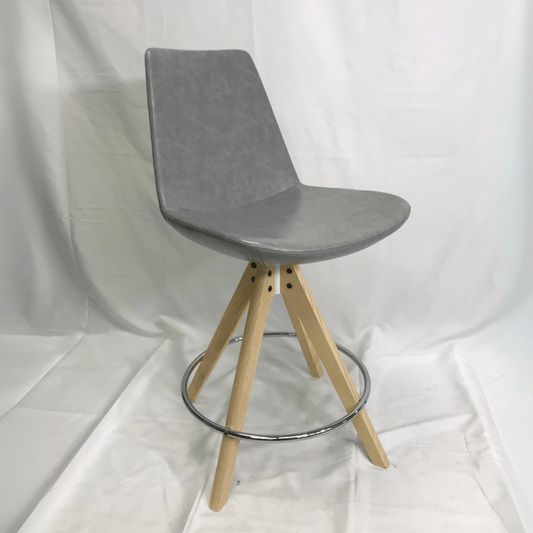 Eiffel Silver Grey Swivel Bar Stools - Your Bar Stools Canada