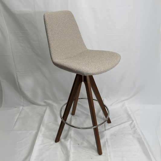 Eiffel Upholstered Swivel Bar Stools - Your Bar Stools Canada