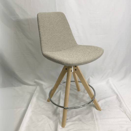Eiffel Upholstered Swivel Counter Stools - Your Bar Stools Canada