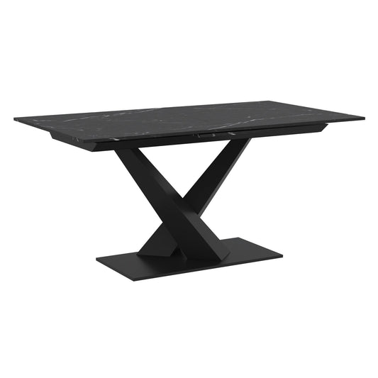 Extendable Rectangular Dining Table Julius Black - Your Bar Stools Canada