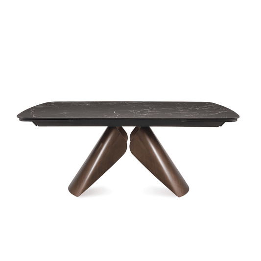 Extendable Table | Perge Black Italian Ceramic Top - Your Bar Stools Canada
