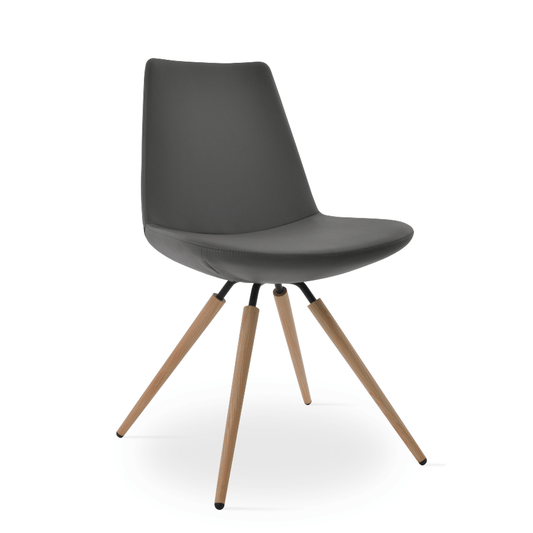 Grey Swivel Chair | Eiffel Stick - Your Bar Stools Canada