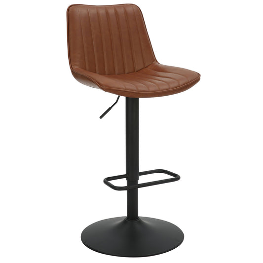 Height Adjustable Bar Stools | Set of 2 | Kosi Caramel - Your Bar Stools Canada