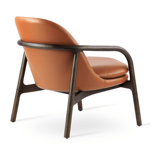 Infinity Brown Leather Accent Chair - Your Bar Stools Canada