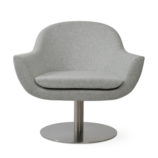 Madison Grey Swivel Accent Chair - Your Bar Stools Canada