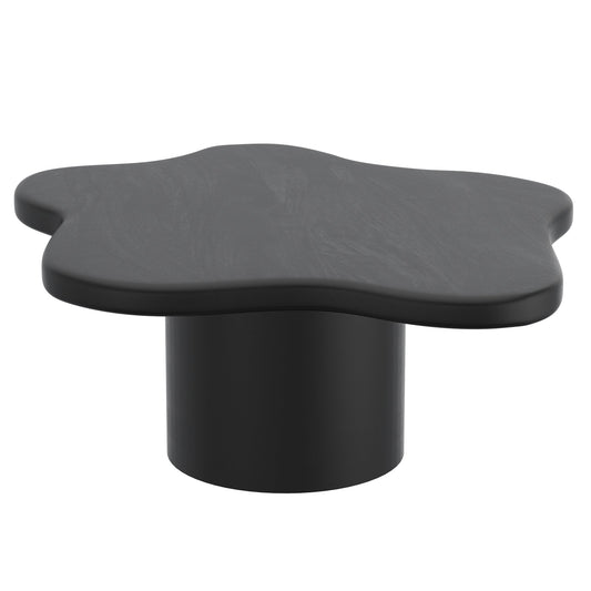 Mayal Black Wood Coffee Table - Your Bar Stools Canada