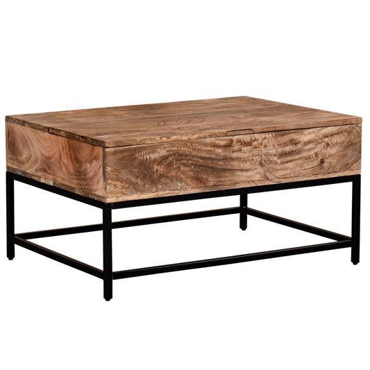 Ojas Solid Wood Lift Top Coffee Table - Your Bar Stools Canada