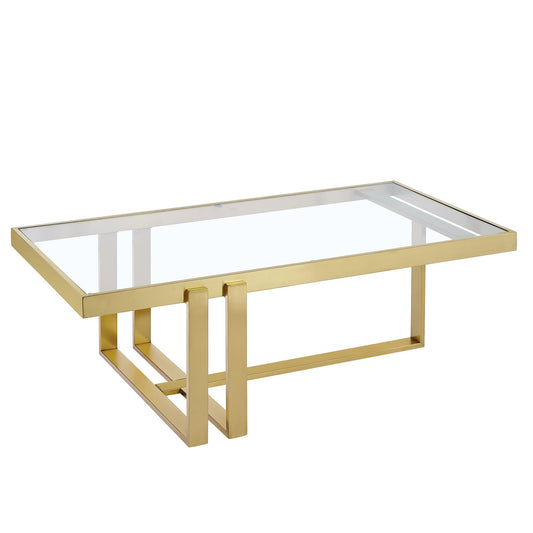 Paxton Gold Coffee Table - Your Bar Stools Canada