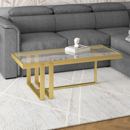Paxton Gold Coffee Table - Your Bar Stools Canada