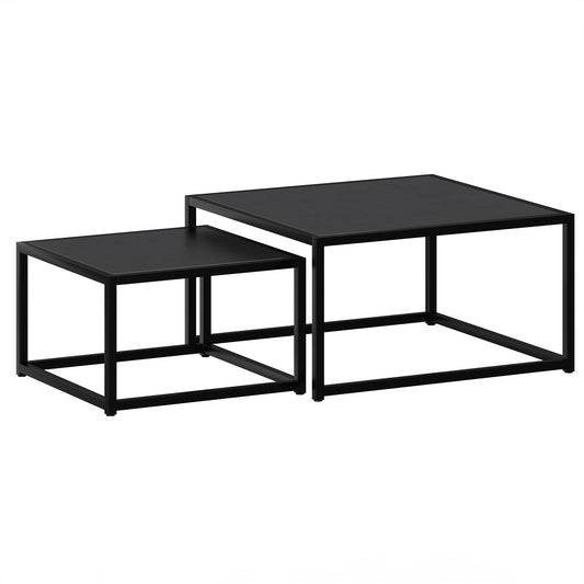 Quinn Black Nest of Tables - Your Bar Stools Canada