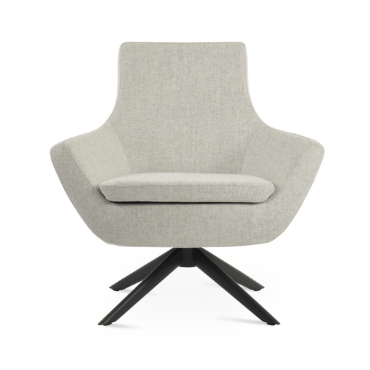 Rebecca Grey Swivel Accent Chair - Your Bar Stools Canada