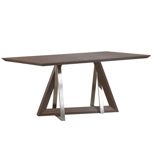 Rectangular Wood Dining Table Drake Walnut - Your Bar Stools Canada