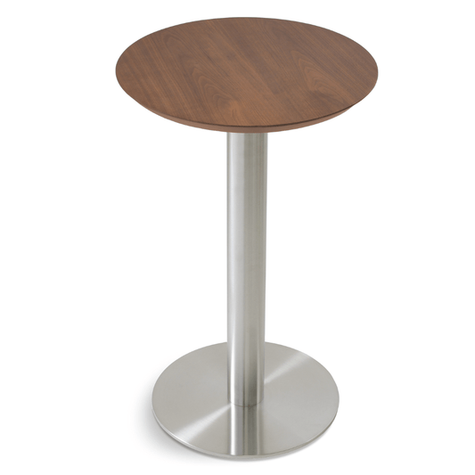 Round Wood Top Tango Bar Table - Your Bar Stools Canada